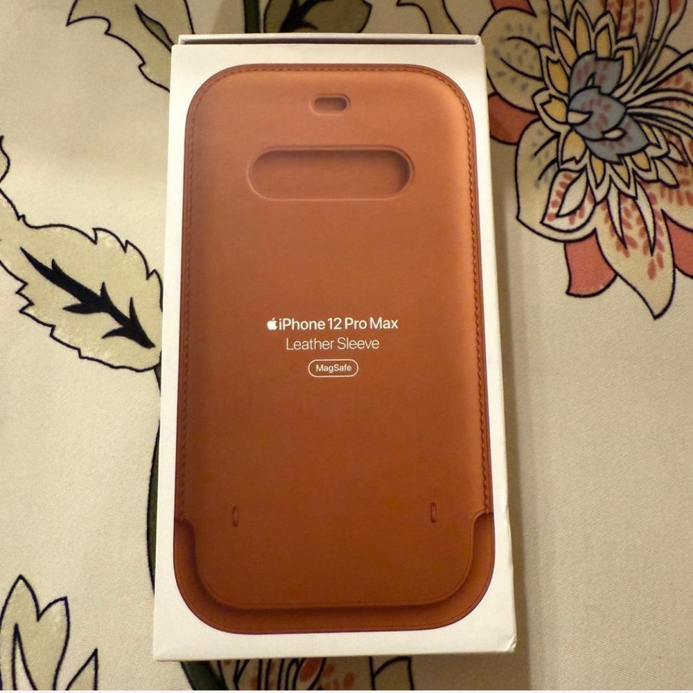 Apple Leather Sleeve for iPhone 12 Pro Max